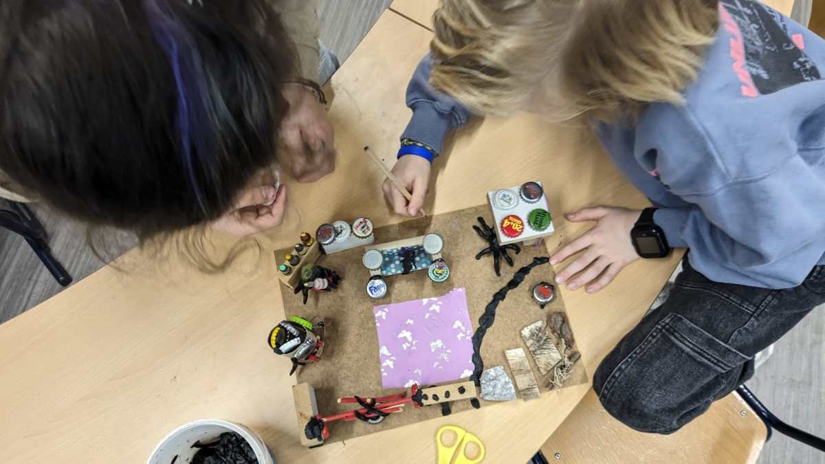 Mini expo De Onzichtbare Collectie basisschool Sint&nbsp;Aloysius